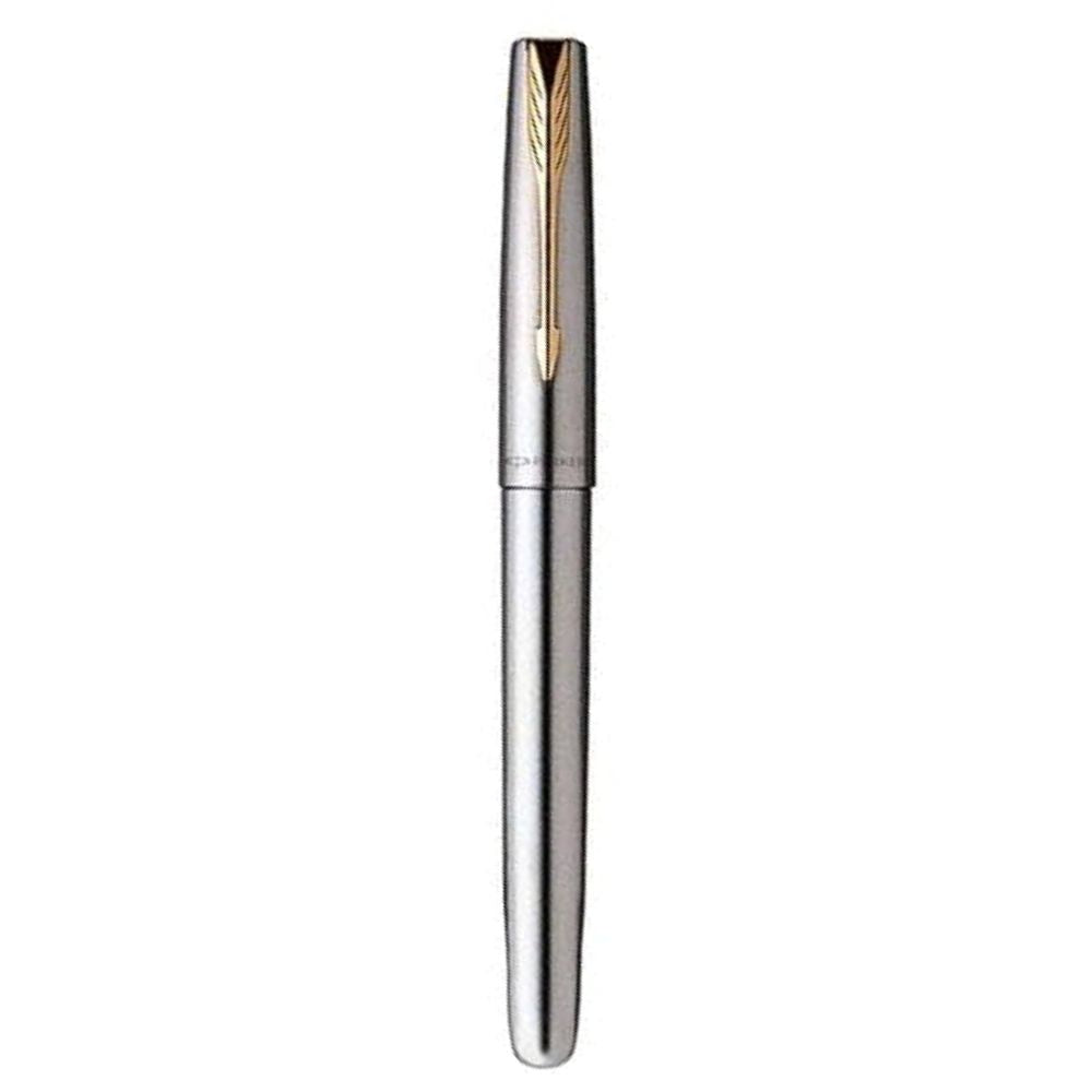 PARKER, Fountain Pen - FRONTIER Stainless Steel | Gold Trim | Fine.