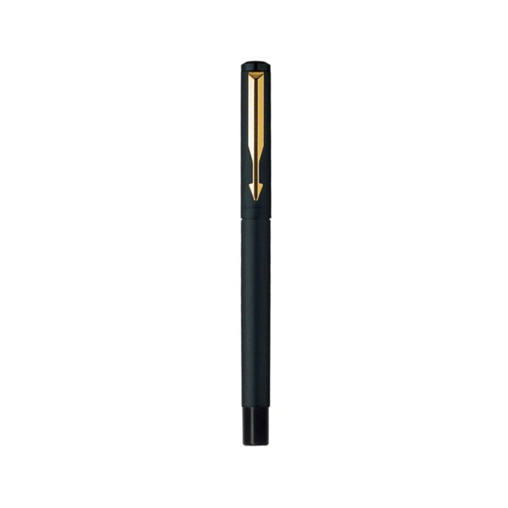 PARKER, Fountain Pen - VECTOR Matte Black | Gold Trim | Fine.