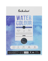 SCHOLAR, Watercolour Pad | 12 Sheets | 300 gsm (PCP).