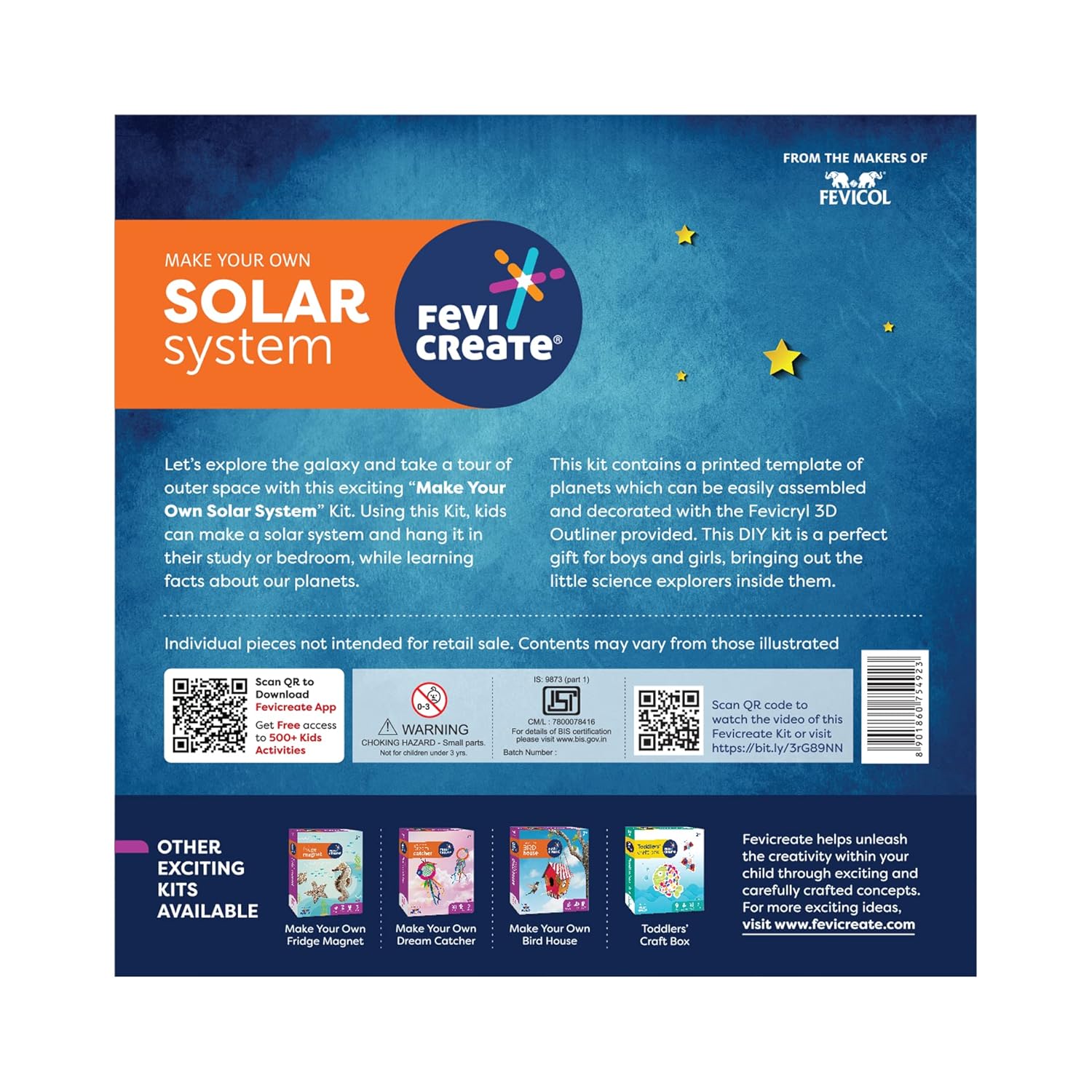 PIDILITE, Art Kit - Fevicreate | SOLAR SYSTEM.