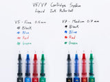 PILOT, Rollerball Pen - HI Tecpoint V5 | Cartridge System | 0.5 mm.