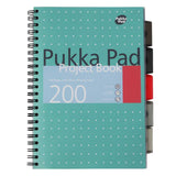 PUKKA PAD, Notebook - Project | Spiral | A4 | 200 Pages | 80 gsm.