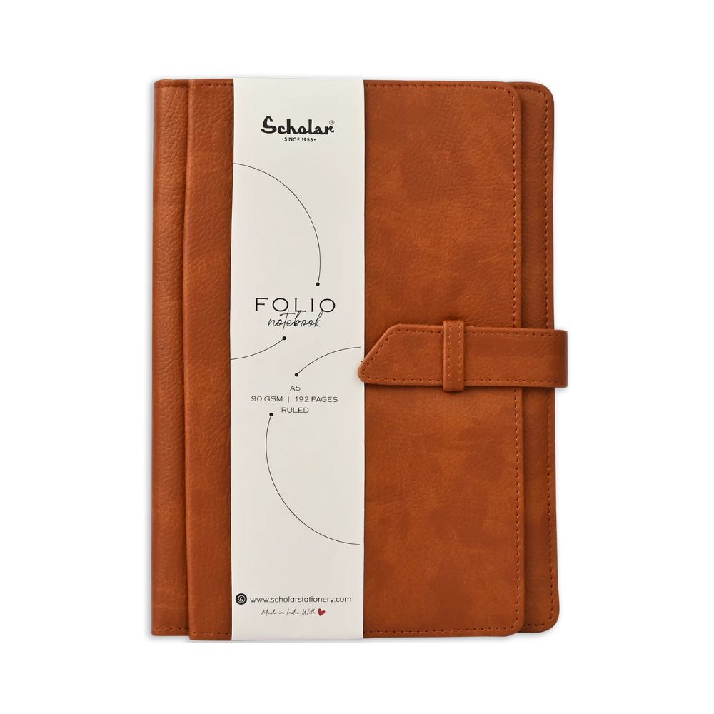 SCHOLAR, Notebook - Folio | A5 | 192 Pages | 90 gsm.