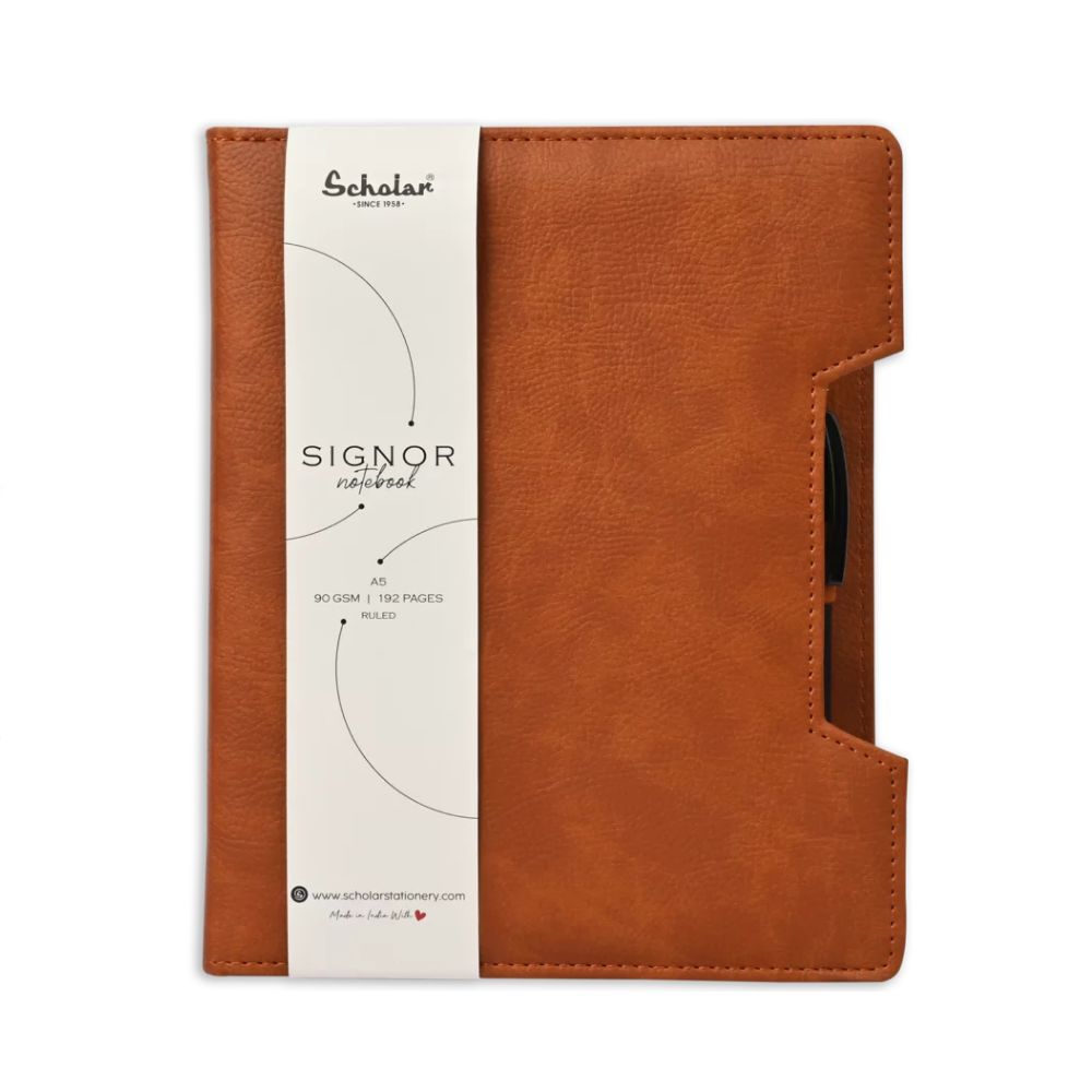 SCHOLAR, Notebook - Signor | A5 | 192 Pages | 90 gsm.