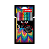 STABILO, Fibre Tip Pen - Pen 68 | Arty | Set of 12.