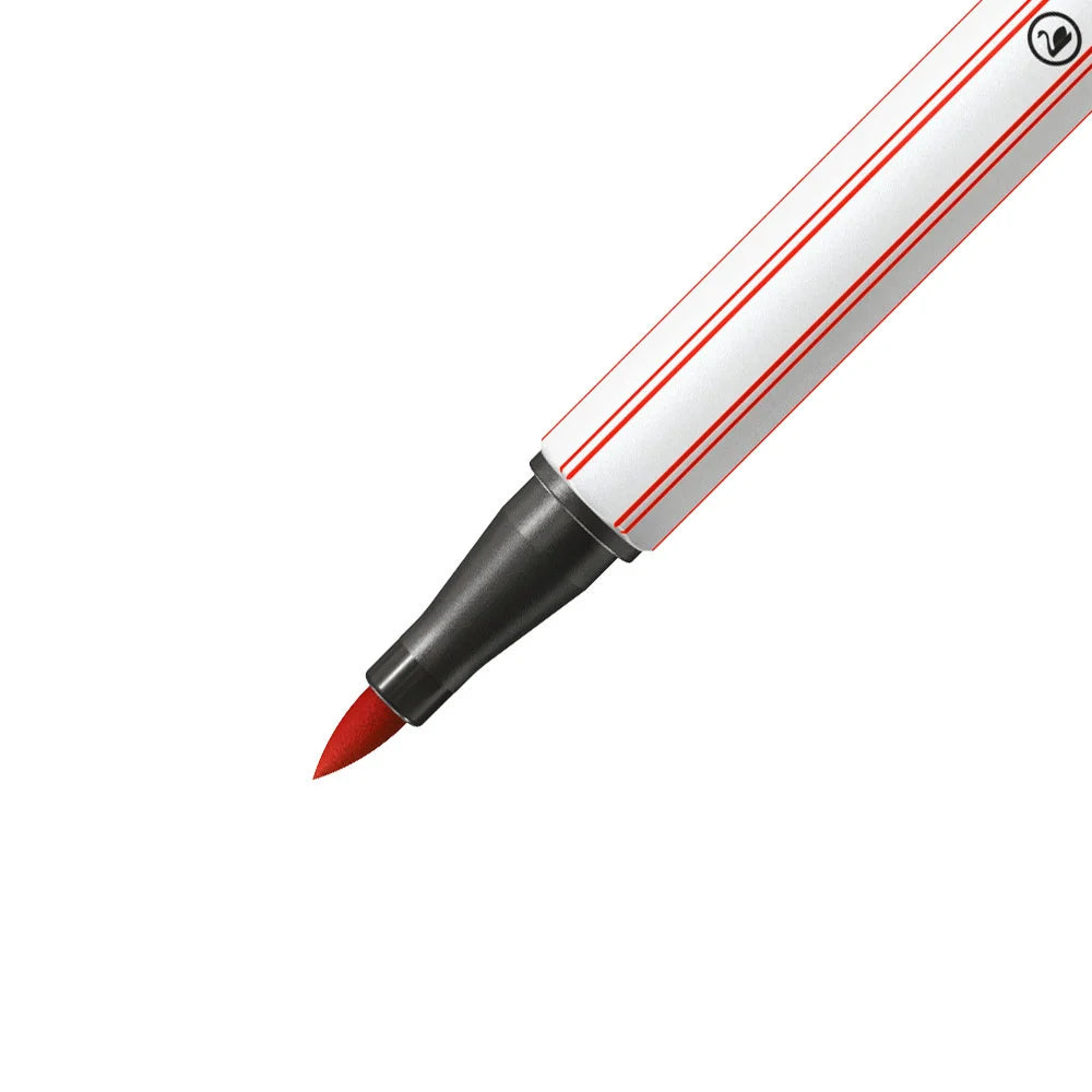 STABILO, Fibre Tip Pen - Premium | Fiexible 68 Brush | Set of 12.