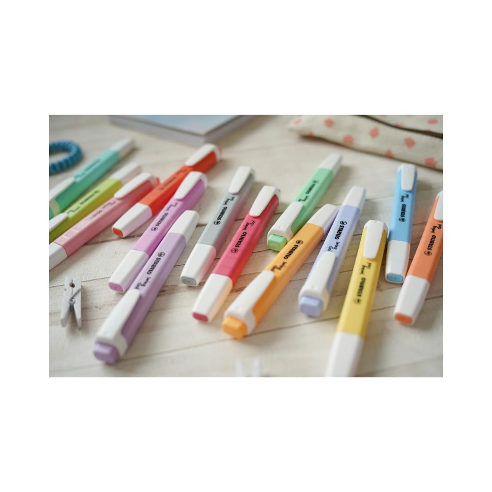Buy Highlighter STABILO Swing Cool Pastel 6 Assorted Colours Pastel  Stationery Ideal for School, College, Office Cute School Supplies Online in  India 