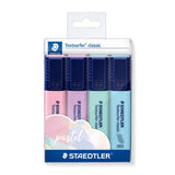 STAEDTLER, Highlighter - TEXTSURFER CLASSIC | Pastel | Set of 4 | ~ 1-5 mm.