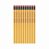 STAEDTLER, Pencil - With Eraser Tip | YELLOW | Pack of 12.