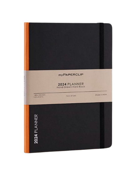 myPAPERCLIP, Weekly Planner - D2 | SPINE | A5 | 192 Pages | 80 gsm.