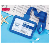 UHOO, ID Card Holder | Horizontal | With Lanyard.