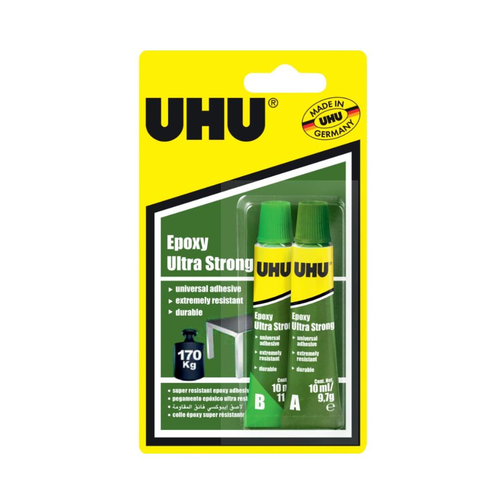 UHU, Glue - EPOXY ULTRA STRONG | Set of 2.