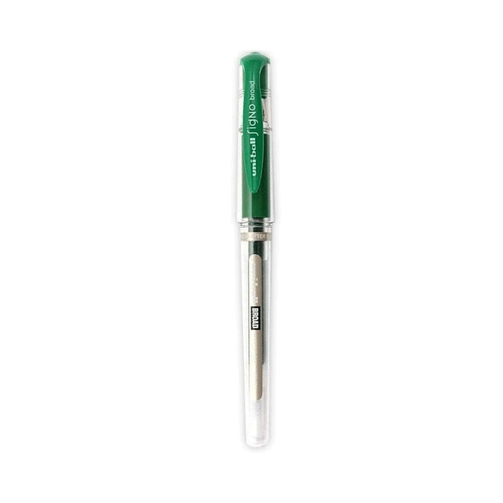 UNIBALL, Rollerball Pen - SIGNO BROAD | GREEN | 1.0 mm.