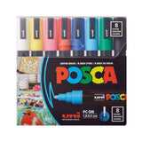UNI, Paint Marker - POSCA | 1.8 ~ 2.5 mm | Set of 8.