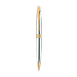 PARKER, Ballpoint Pen - ASTER | Shiny Chrome | Gold Trim.