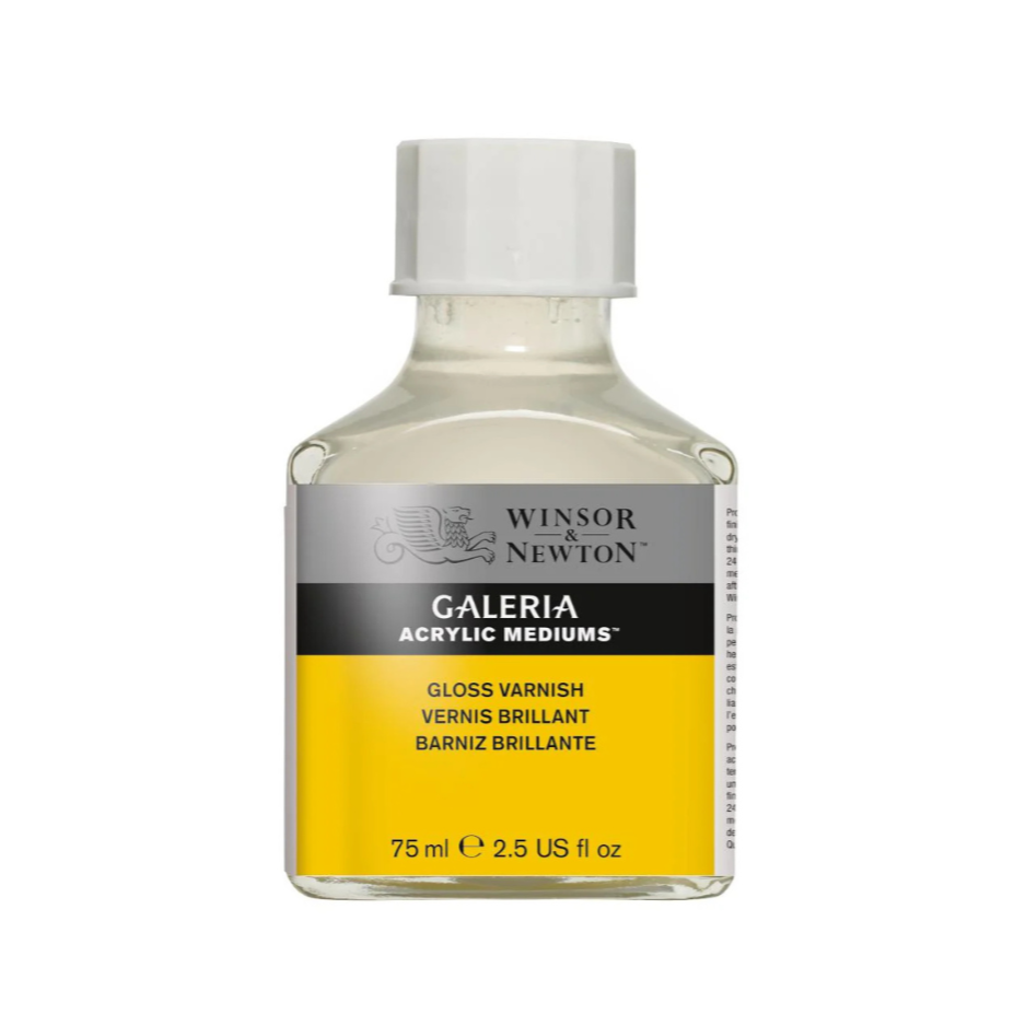 WINSOR & NEWTON, Gloss Varnish - Galeria Acrylic Medium | 75 ml.