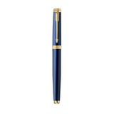 PARKER, Rollerball Pen - AMBIENT | BLUE | Gold Trim.