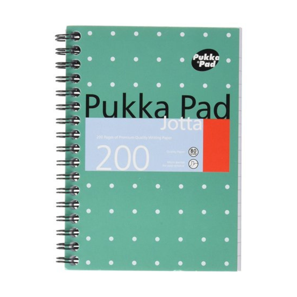 PUKKA PAD, Notebook - Jotta | Spiral | A4+ | 200 Pages | 80 gsm.