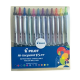 PILOT, Rollerball Pen - HI Techpoint V5 RT | Set of 12 | 0.5 mm.