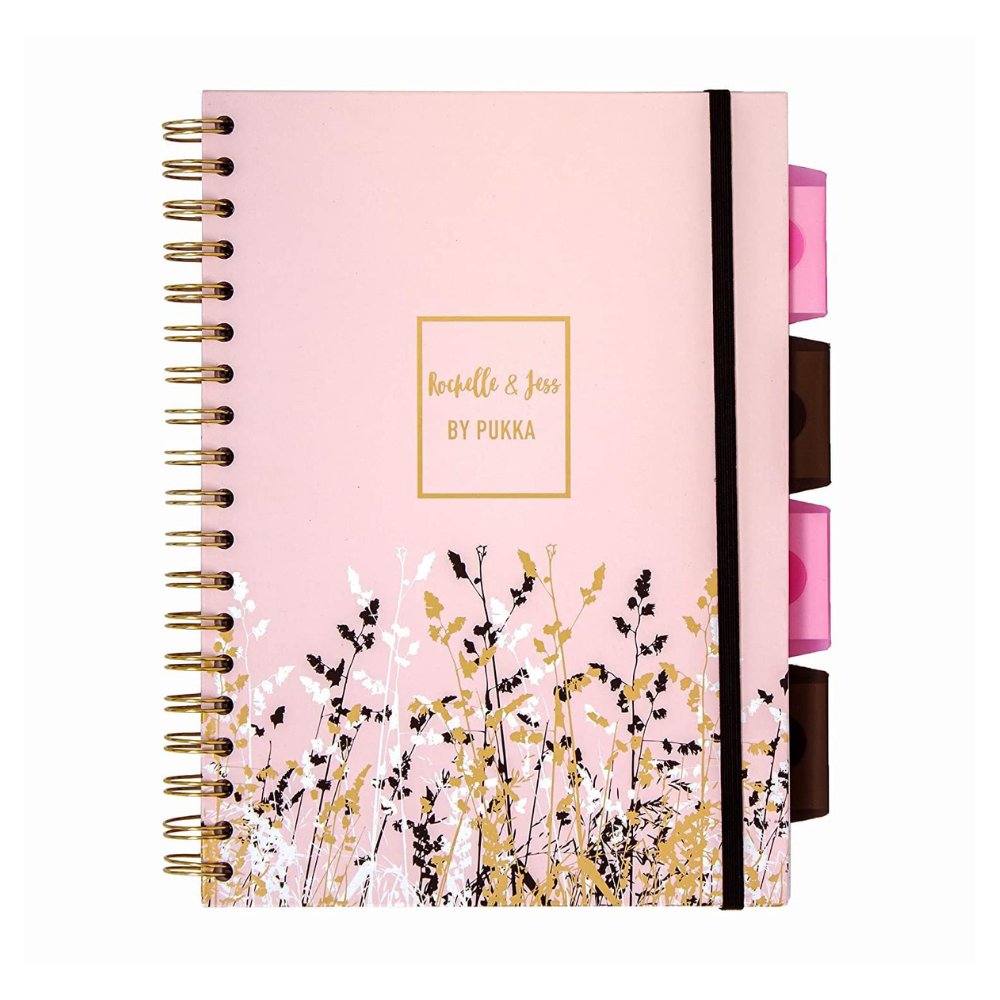 PUKKA PAD, Notebook - Rochelle & Jess | Spiral | B5 | 200 Pages | 80 gsm.