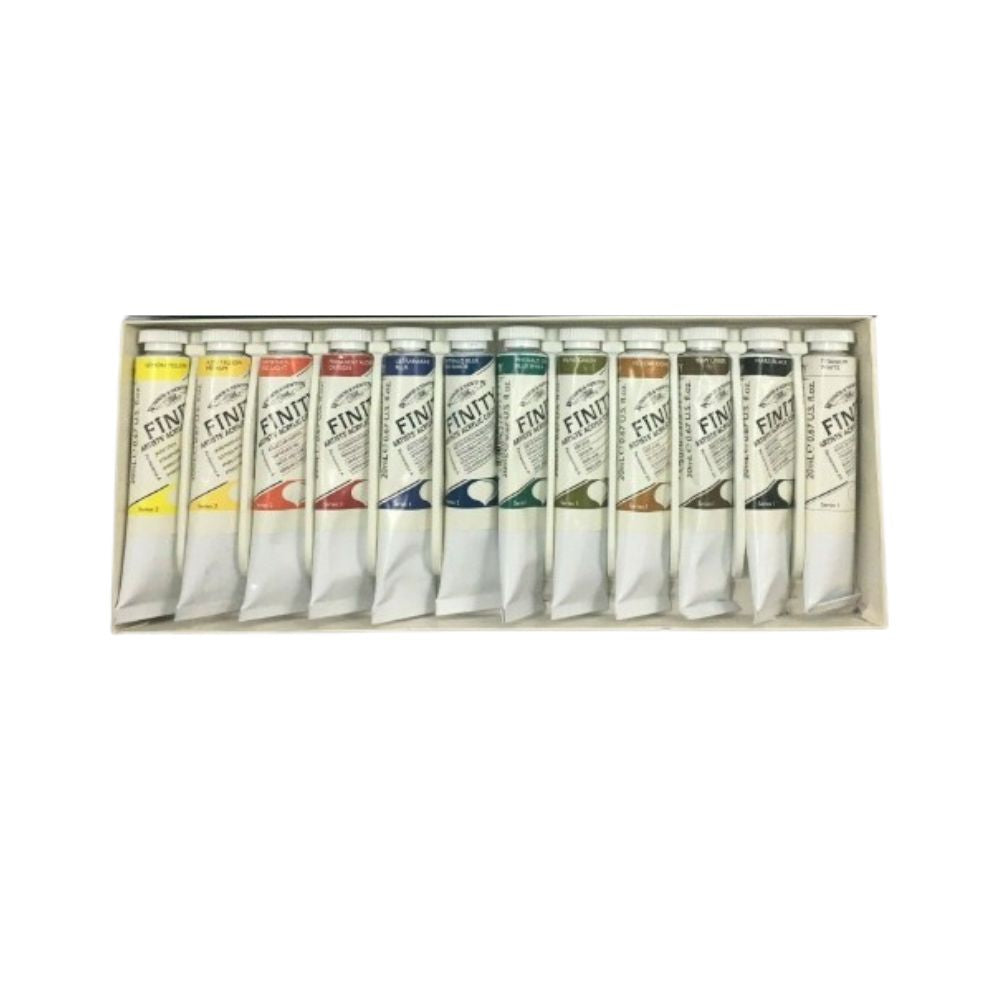 WINSOR & NEWTON, Acrylic Color - Artists' | Set of 12 | 20 ml.