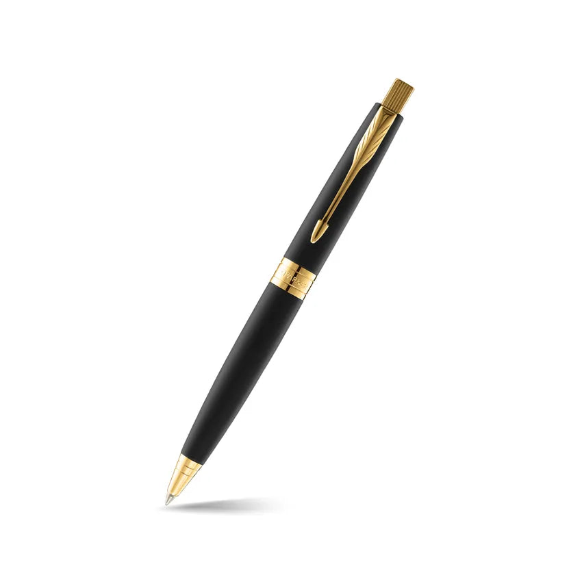 PARKER, Ballpoint Pen - ASTER | Matte Black | Gold Trim.