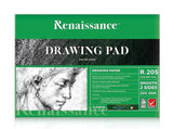 RENAISSANCE, Drawing Pad - SMOOTH | 15 Sheets | 200gsm.