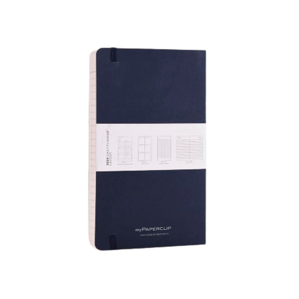 myPAPERCLIP, Daily Planner - M1 | MEDIUM | 384 Pages | 80 GSM | Year 2024.