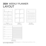 myPAPERCLIP, Weekly Planner - D1 | MEDIUM | 192 Pages | 80 gsm.