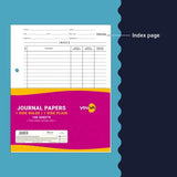 YOUVA, Journal Papers - One Side Ruled | 100 Sheets.