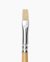 CAMEL, Paint Brush - WHITE  BRISTLE | Series 56 | FLAT & FAN.