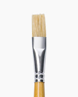 CAMEL, Paint Brush - WHITE  BRISTLE | Series 56 | FLAT & FAN.