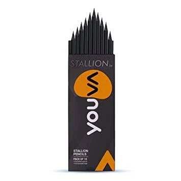 YOUVA, Stallion Pencils - BLACK | Set of 10.