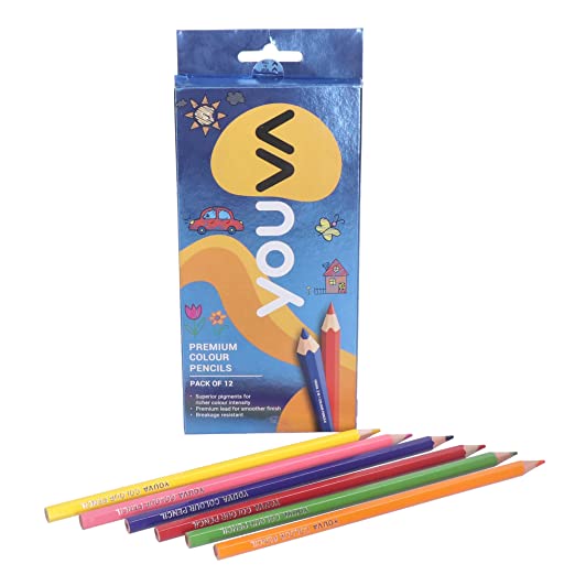 YOUVA, Colour Pencil - Premium | Set of 12.