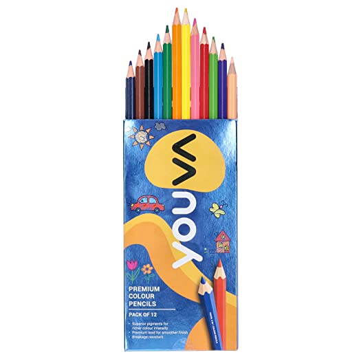 YOUVA, Colour Pencil - Premium | Set of 12.